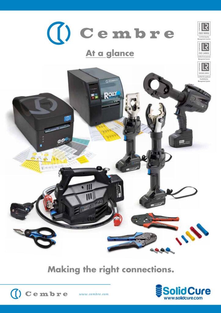 CEMBRE Cable Accessories and Tools - solidcure